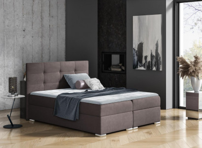 Bed bed frame box spring bed 160x200 bedroom design double hotel modern